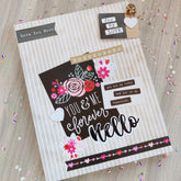 Hugs & Kisses Greeting Card with Decorative  Envelope Box